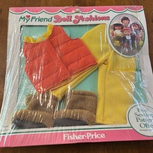 Vintage 1982s Fisher Price My Friend Doll Fashions Winter Outfit New